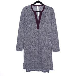 LULULEMON Effortless Dress Plush Petal Black Ghost Bordeaux Drama Women's 6